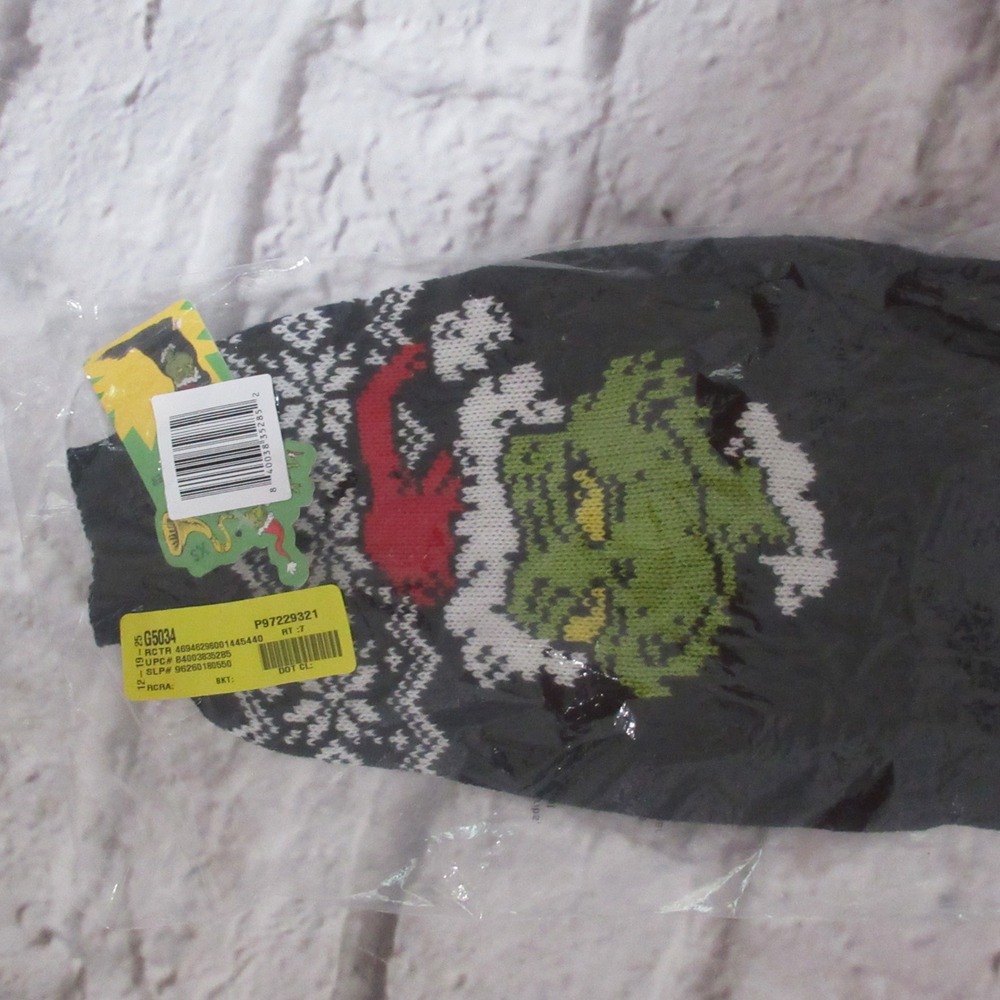 Dr. Seuss Grinch Dog Sweater Pet XS Black New Christmas Holiday Knit Apparel - Picture 1 of 6